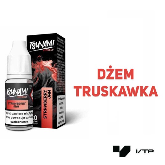 *Liquid Tsunami Salt - Strawberry Jam 10ML 20MG -zdjęcie numer 2