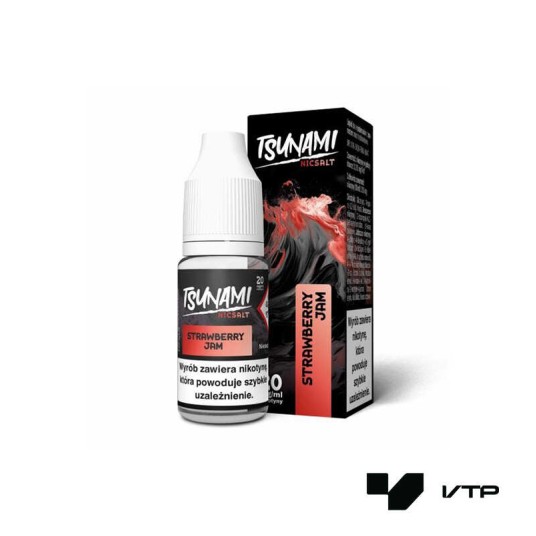 *Liquid Tsunami Salt - Strawberry Jam 10ML 20MG -zdjęcie numer 1