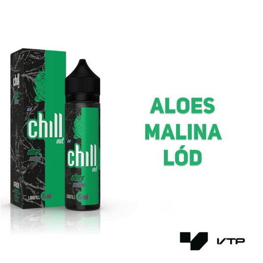 LONGFILL CHILL OUT - ALOES MALINA ICE 15ML -zdjęcie numer 2
