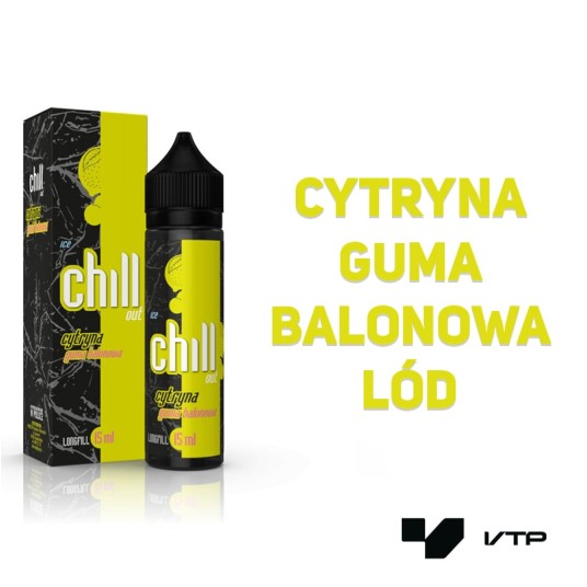 LONGFILL CHILL OUT - CYTRYNA GUMA BALONOWA ICE 15M -zdjęcie numer 2