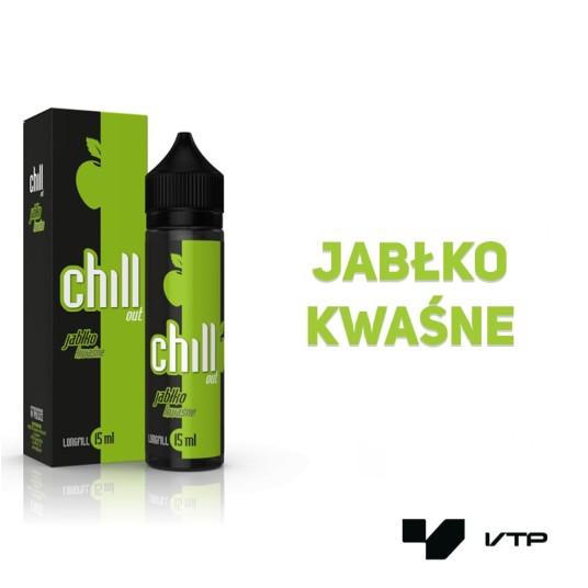 *LONGFILL CHILL OUT - JABŁKO KWAŚNE 15ML -zdjęcie numer 2