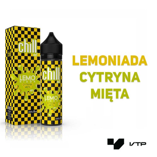 *LONGFILL CHILL OUT - LEMONIADA CYTRYNA MIĘTA ICE -zdjęcie numer 2