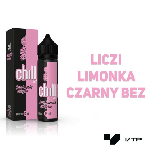 LONGFILL CHILL OUT - LICZI CZARNY BEZ LIMONKA 15ML -zdjęcie numer 2