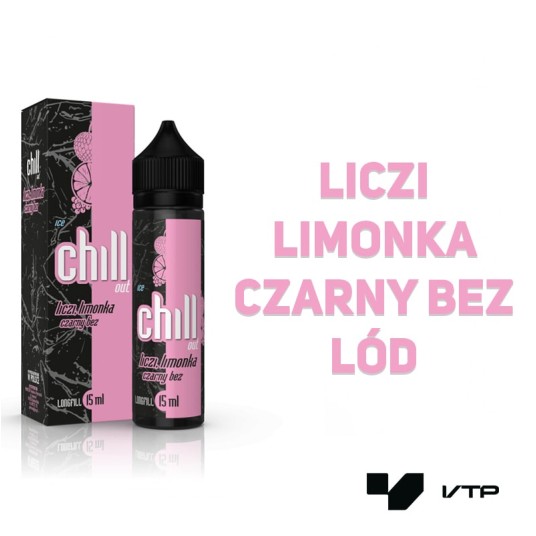 LONGFILL CHILL OUT - LICZI CZARNY BEZ LIMONKA ICE -zdjęcie numer 2