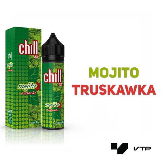 *LONGFILL CHILL OUT - MOJITO TRUSKAWKA ICE 10ML -zdjęcie numer 2