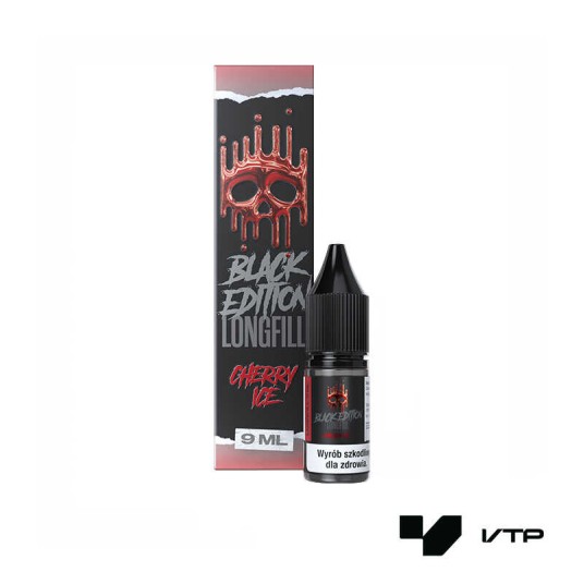 **LONGFILL DARK LINE BLACK - CHERRY ICE 9ML -zdjęcie numer 1
