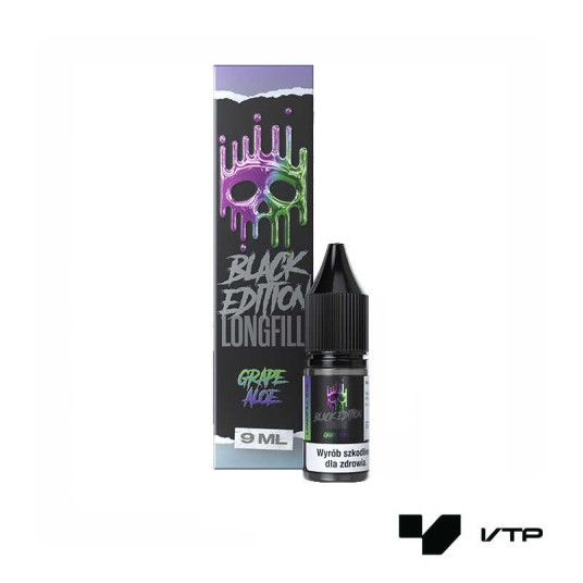 **LONGFILL DARK LINE BLACK - GRAPE ALOE 9ML -zdjęcie numer 1