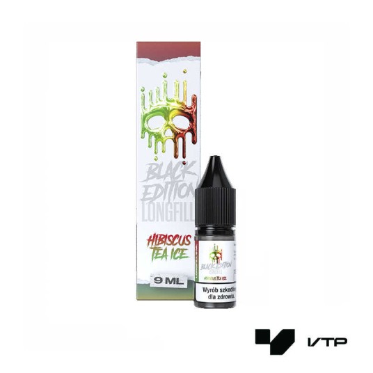 **LONGFILL DARK LINE BLACK - HIBISCUS TEA ICE 9ML -zdjęcie numer 1