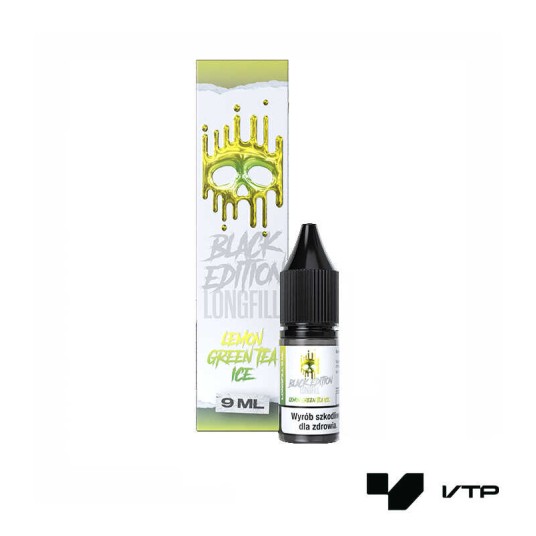 **LONGFILL DARK LINE BLACK - LEMON TEA ICE 9ML -zdjęcie numer 1