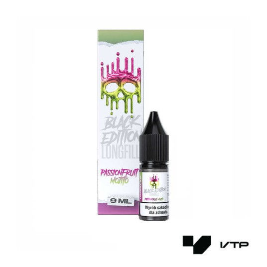 **LONGFILL DARK LINE BLACK - PASSIONFRU MOJITO 9ML -zdjęcie numer 1