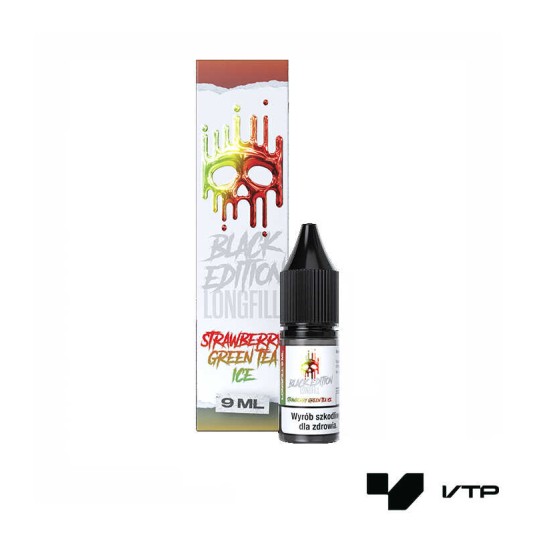 **LONGFILL DARK LINE BLACK - STRAWBER GREEN TEA IC -zdjęcie numer 1