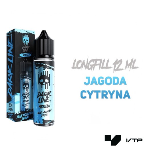 *Longfill DARK LINE BOOST - Blue Mountain Drink 12 -zdjęcie numer 2