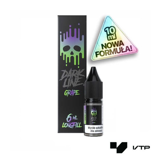 *Longfill DARK LINE - GRAPE 6/10ML (NR) -zdjęcie numer 1