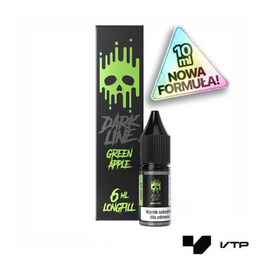 *Longfill DARK LINE - GREEN APPLE 6/10ML (NR) -zdjęcie numer 1