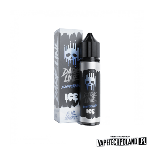 *Longfill DARK LINE ICE - BLACK CURRANT 8ML -zdjęcie numer 1