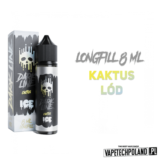 *Longfill DARK LINE ICE - CACTUS 8ML -zdjęcie numer 2