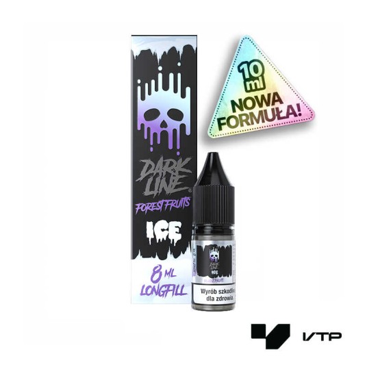 *Longfill DARK LINE ICE - FOREST FRUITS 8/10ML(NR) -zdjęcie numer 1