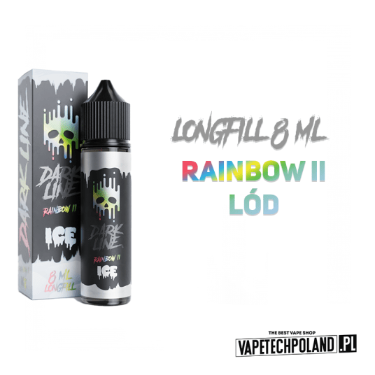 *Longfill DARK LINE ICE - RAINBOW II 8ML -zdjęcie numer 2