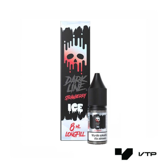 **Longfill DARK LINE ICE - STRAWBERRY 8ML -zdjęcie numer 1