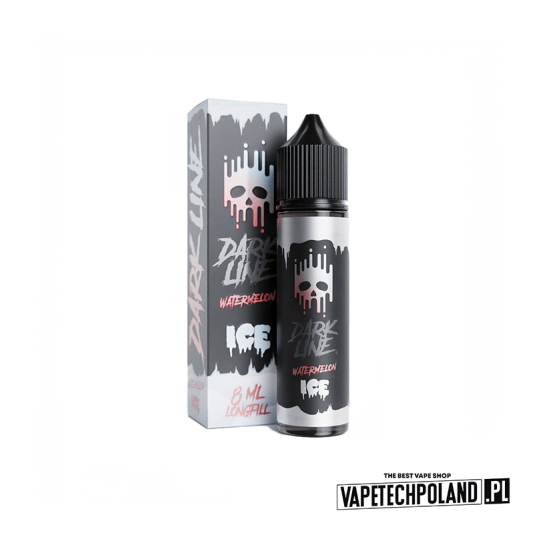 *Longfill DARK LINE ICE - WATERMELON 8ML -zdjęcie numer 1