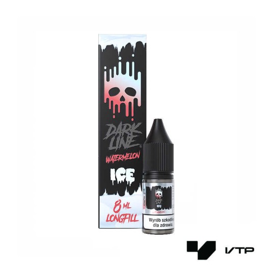 **Longfill DARK LINE ICE - WATERMELON 8ML -zdjęcie numer 1