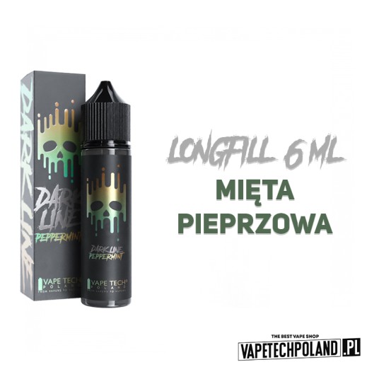*Longfill DARK LINE - PEPPERMINT 6ml -zdjęcie numer 2