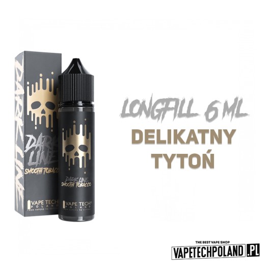 *Longfill DARK LINE - SMOOTH TOBACCO 6ml -zdjęcie numer 2