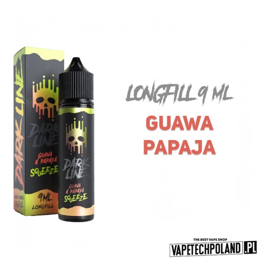 *Longfill Dark Line Squeeze - Guava & Papaya 9ML -zdjęcie numer 2