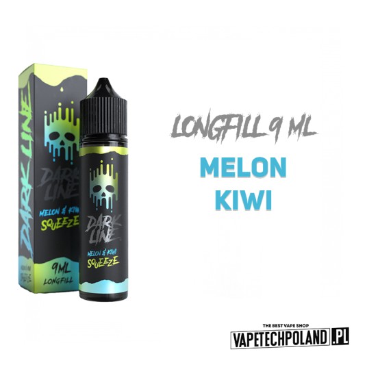 *Longfill Dark Line Squeeze - Melon & Kiwi 9ML -zdjęcie numer 2