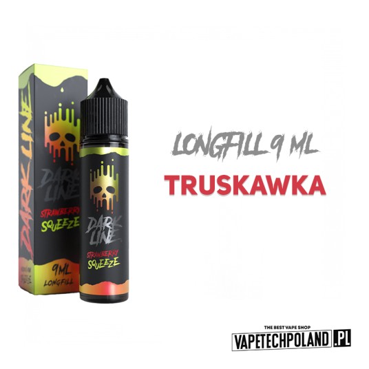 *Longfill Dark Line Squeeze - Strawberry 9ML -zdjęcie numer 2