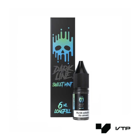 **Longfill DARK LINE - SWEET MINT 6ml -zdjęcie numer 1