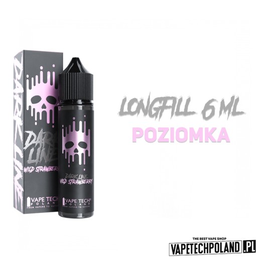 *Longfill DARK LINE - WILD STRAWBERRY 6ml -zdjęcie numer 2