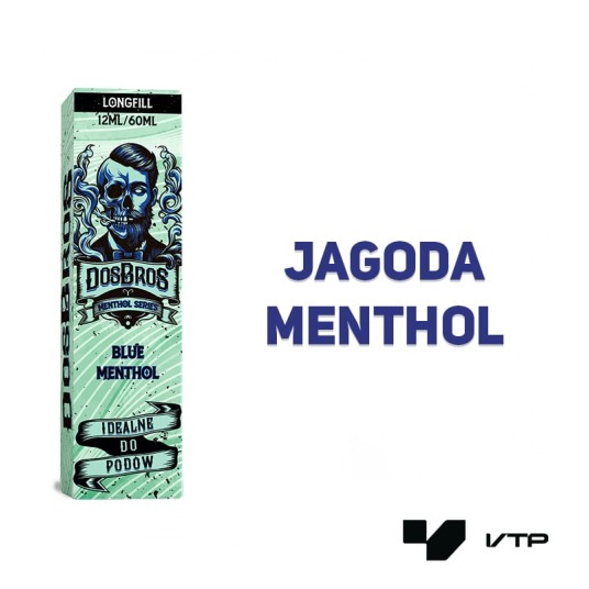 *Longfill Dos Bros - Blue Menthol 10ML -zdjęcie numer 2