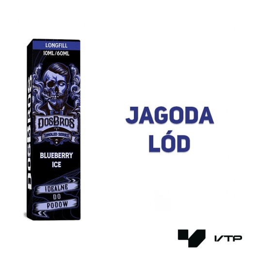 *Longfill Dos Bros - Blueberry Ice 10ML -zdjęcie numer 2