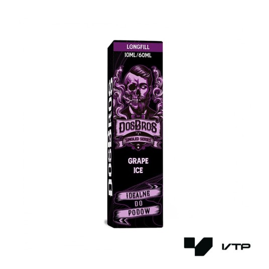 *Longfill Dos Bros - Grape Ice 10ML -zdjęcie numer 1