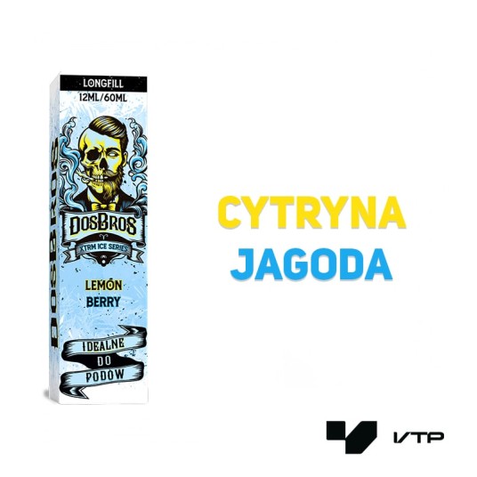 *Longfill Dos Bros - Lemon x Berry 10ML -zdjęcie numer 2