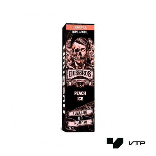 *Longfill Dos Bros - Peach Ice 10ML -zdjęcie numer 1