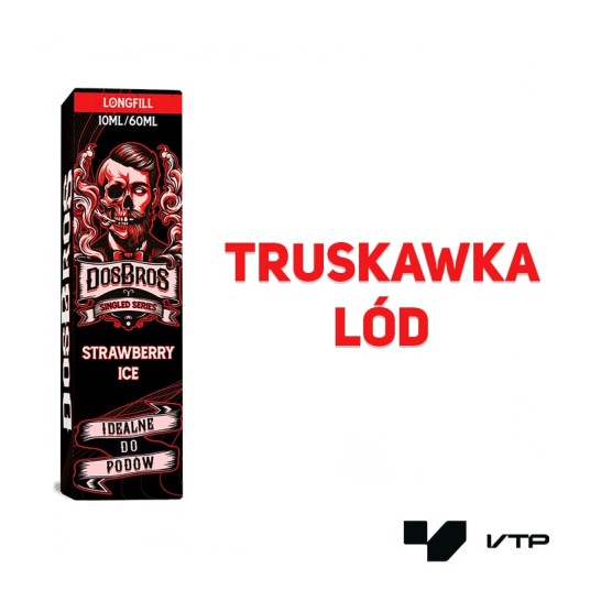 *Longfill Dos Bros - Strawberry Ice 10ML -zdjęcie numer 2