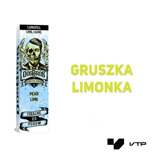 *Longfill Dos Bros - XTRM Pear x Lime 10ML -zdjęcie numer 2