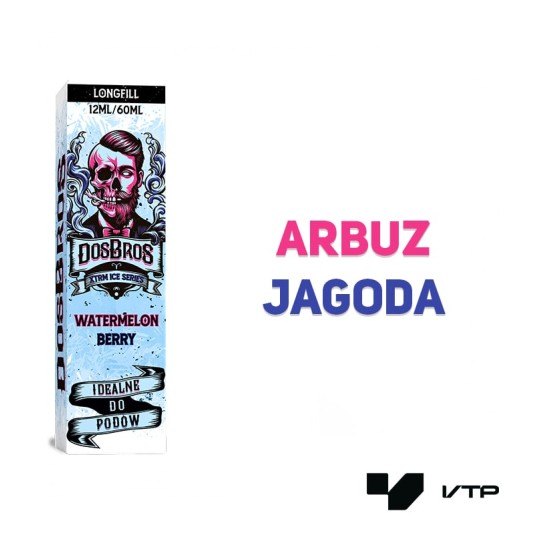 *Longfill Dos Bros - XTRM Watermelon x Berry 10ML -zdjęcie numer 2