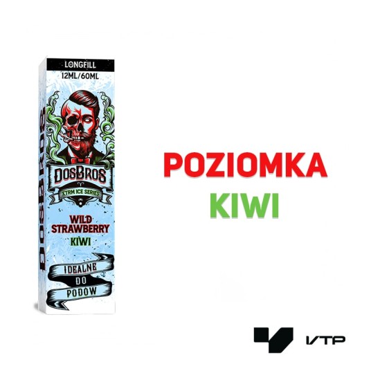 *Longfill Dos Bros - XTRM Wild Strawberry x Kiwi -zdjęcie numer 2
