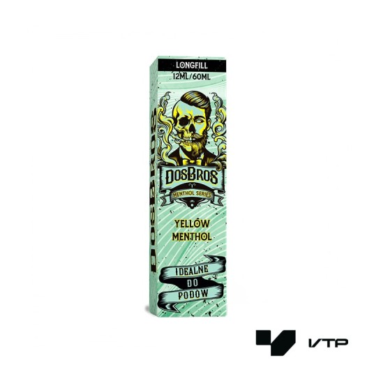 *Longfill Dos Bros - Yellow Menthol 10ML -zdjęcie numer 1