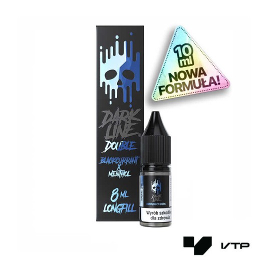 **Longfill DOUBLE DARK LINE - BLACK CURRANT MENTHO -zdjęcie numer 1