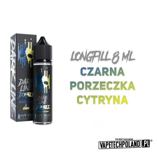 *Longfill DOUBLE DARK LINE - BLACKCURRANT x LEMON -zdjęcie numer 2