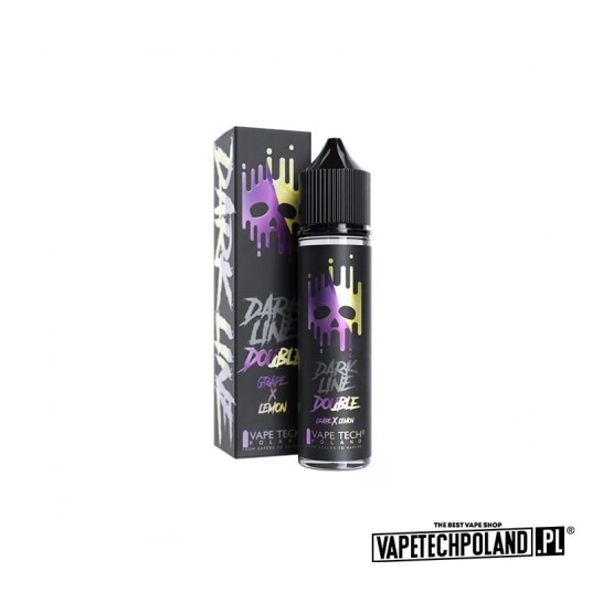 *Longfill DOUBLE DARK LINE - GRAPE x LEMON 8ML -zdjęcie numer 1