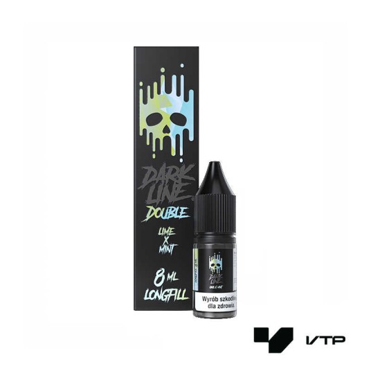 **Longfill DOUBLE DARK LINE - LIME MINT 8ML -zdjęcie numer 1