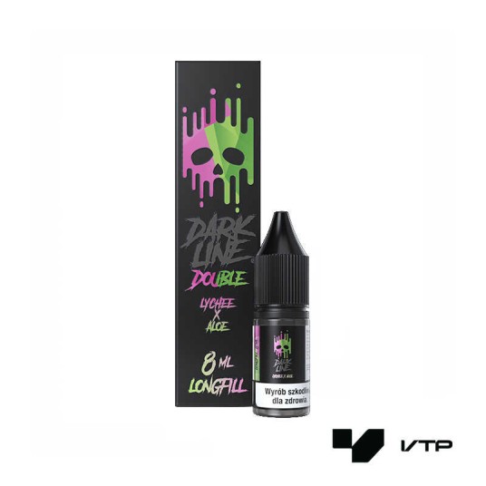 **Longfill DOUBLE DARK LINE - LYCHEE ALOE 8ML -zdjęcie numer 1