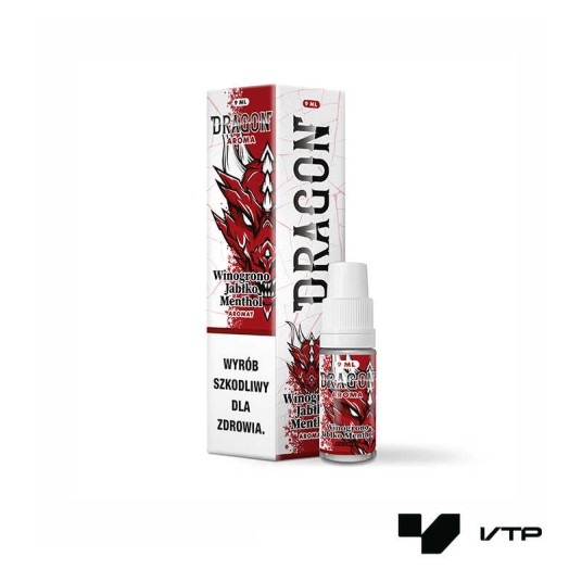 **Longfill Dragon Fresh - Winogrono Jabłko Menthol -zdjęcie numer 1