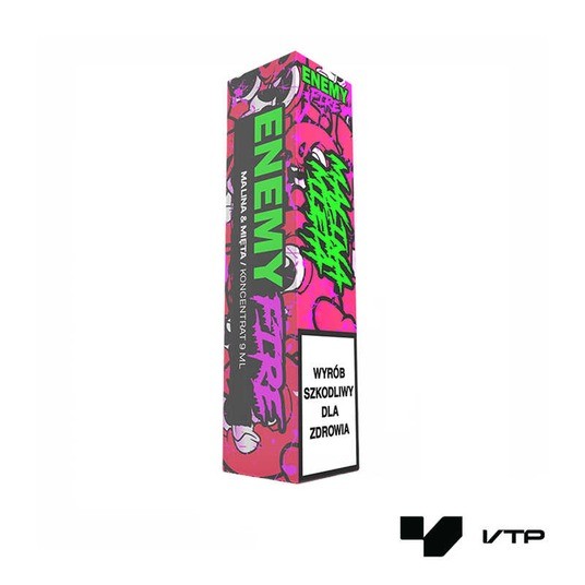 **Longfill Enemy Fire - Malina Mięta 9/10 ml -zdjęcie numer 1