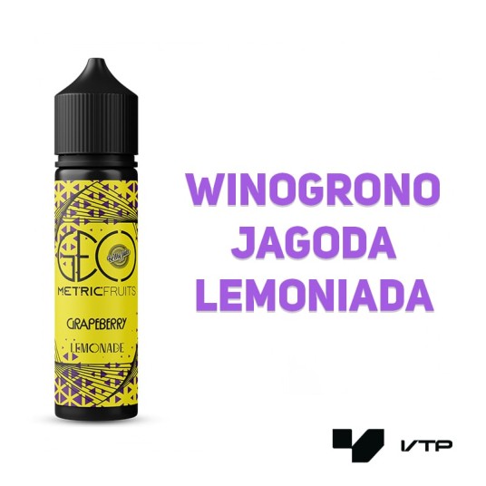*Longfill GEOMETRIC LEMONADE - Grapeberry 10ML -zdjęcie numer 2